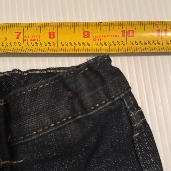 Wrangler slim straight, adjustable waist, boot cut blue jeans.  Size 5T - Picture 7 of 14